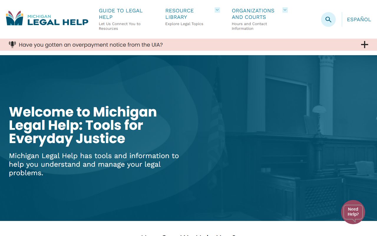 Michigan court records index on Michigan Legal Help for Kent County